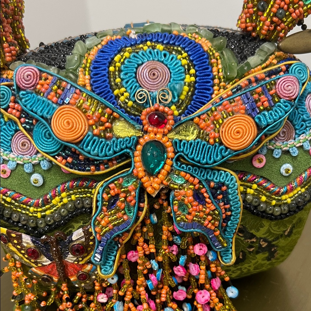 Mary Frances Beaded Mini Tophandle Bag - Picture 2 of 10